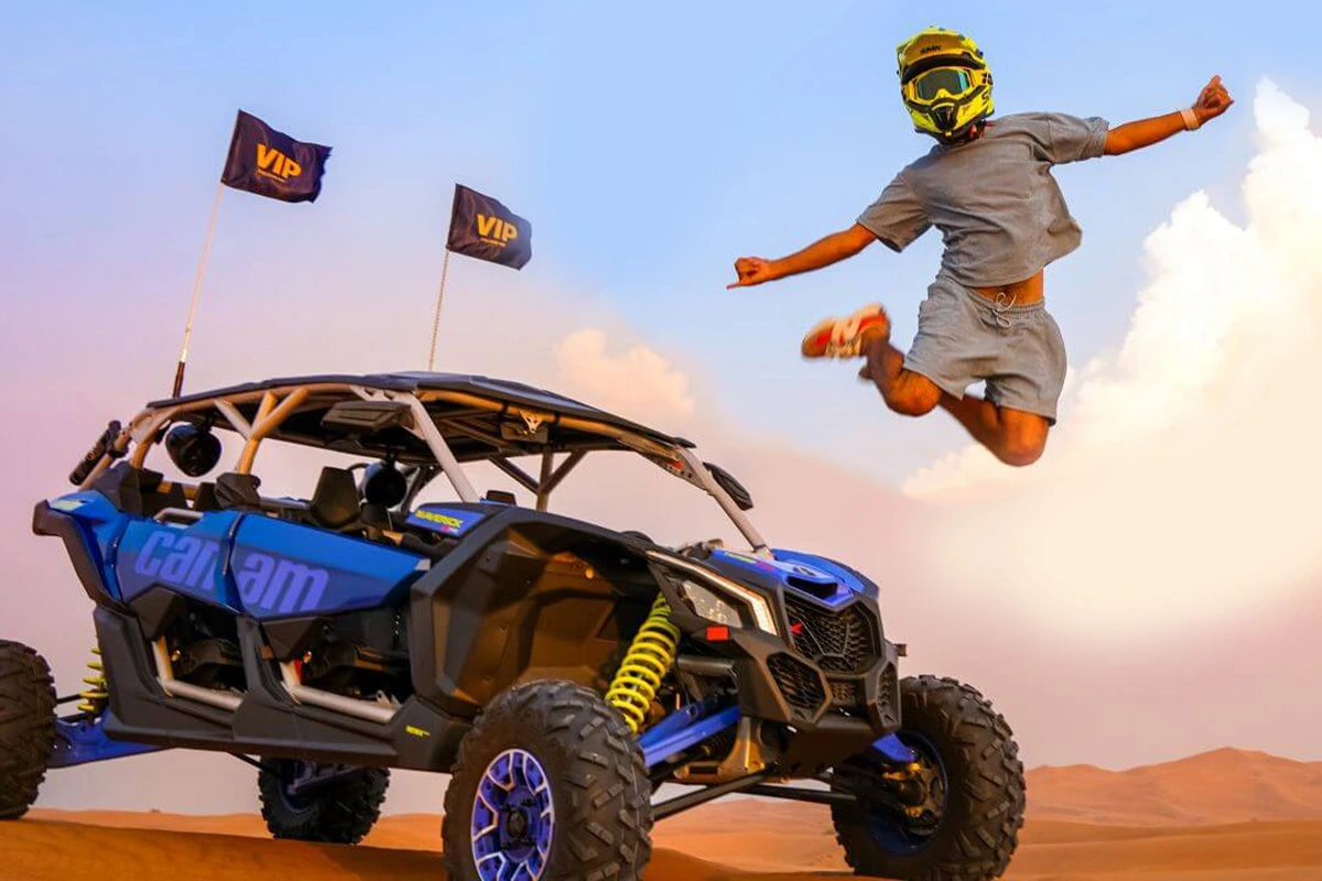 Dubai desert safari adventure - Can Am Maverick Buggy Ride Desert Safari Dubai 5